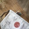 Mochila para colorir personalizável com etiqueta em vinil